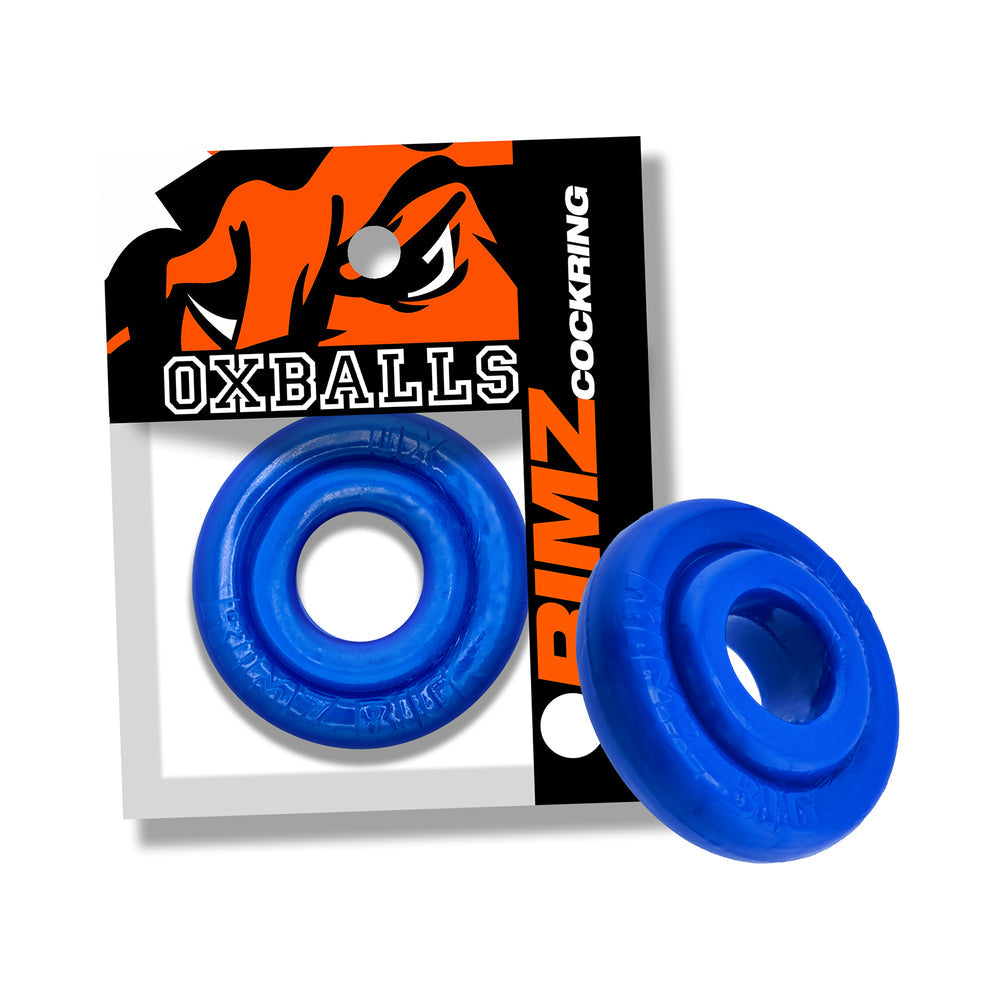 Oxballs Rimz Single Ring Cock Ring - Pool
